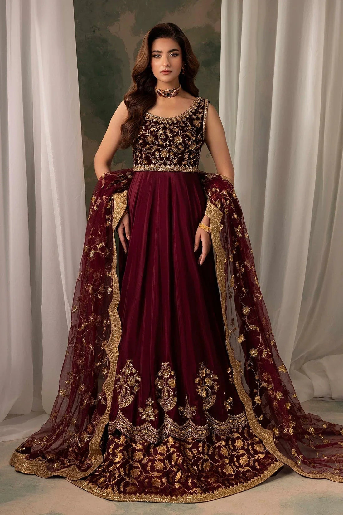 Mina Kashif | Noor Jahan Wedding Formals | Faroush - Aqsa Fabrics