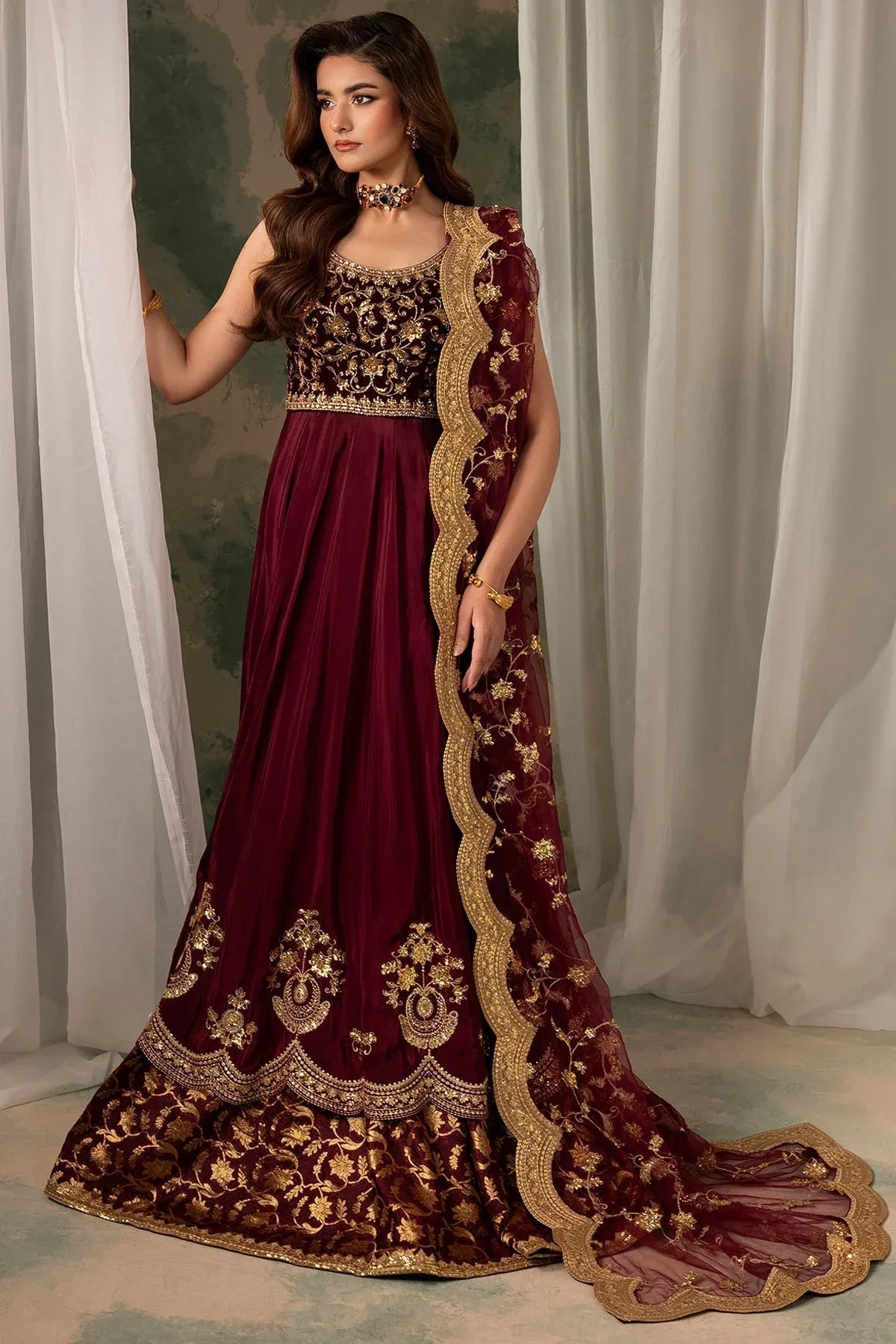 Mina Kashif | Noor Jahan Wedding Formals | Faroush - Aqsa Fabrics