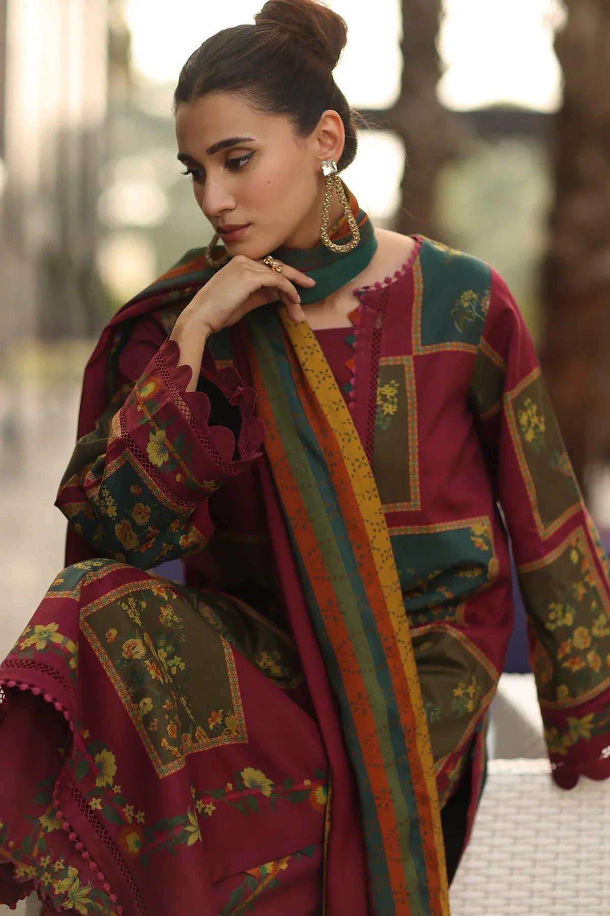 Charizma | C Prints Winter 25 | CPW5-10 - Aqsa Fabrics