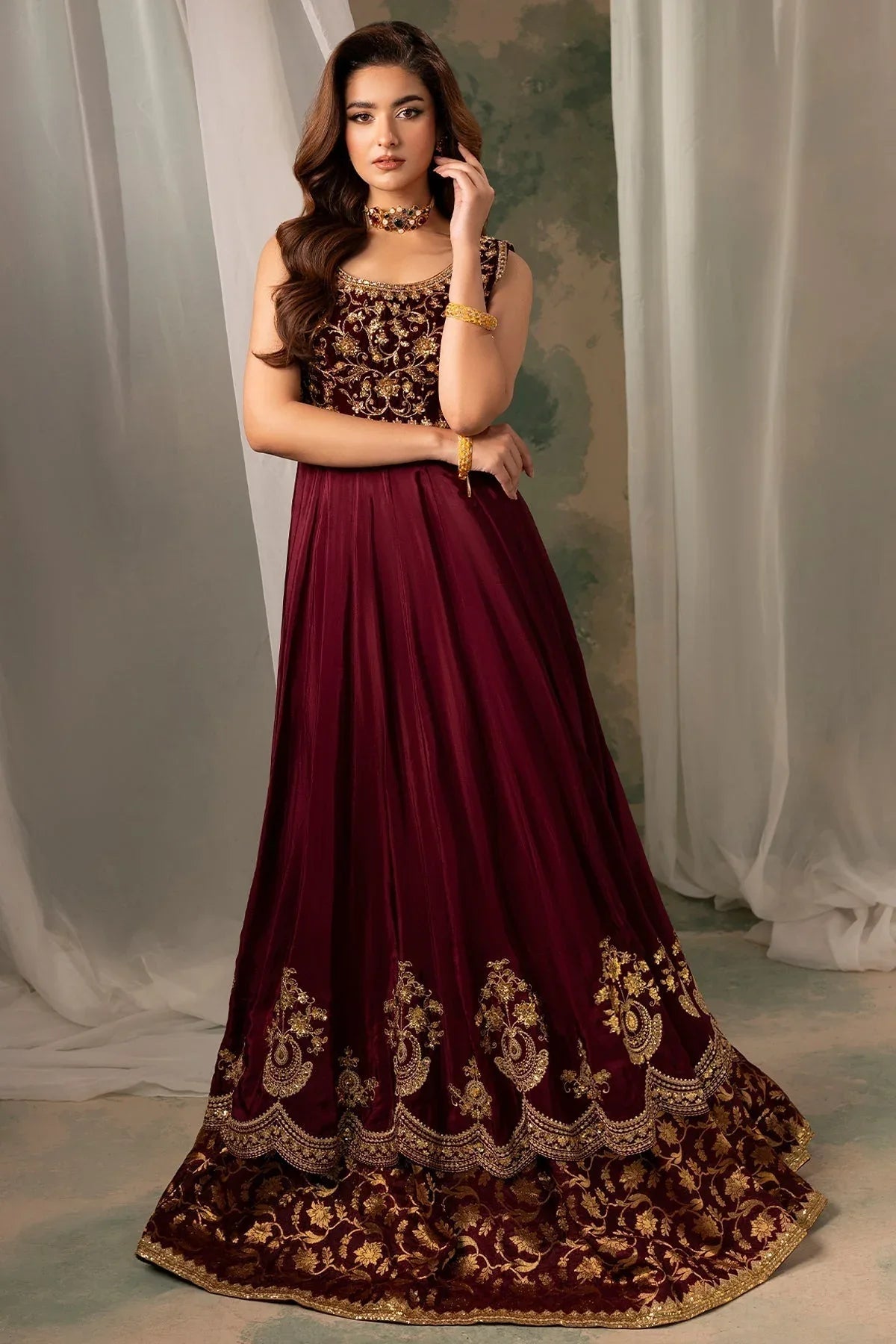 Mina Kashif | Noor Jahan Wedding Formals | Faroush - Aqsa Fabrics