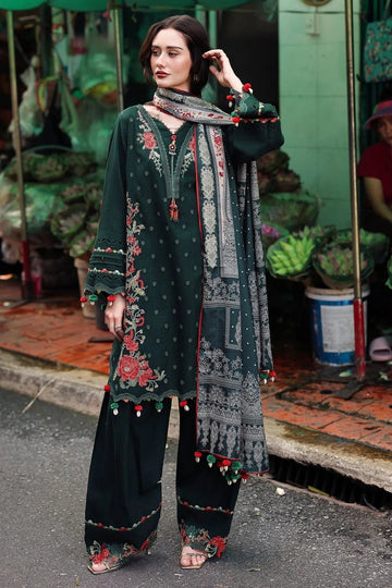 Charizma | Poshima Winters 25 |3-pc Unstitched Wool Shawl Collection PSW5-04 - Aqsa Fabrics