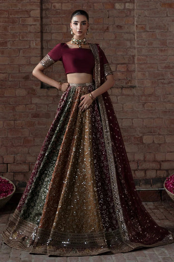Mina Kashif | Virsa Wedding Formals | Zah-e-naseeb - Aqsa Fabrics