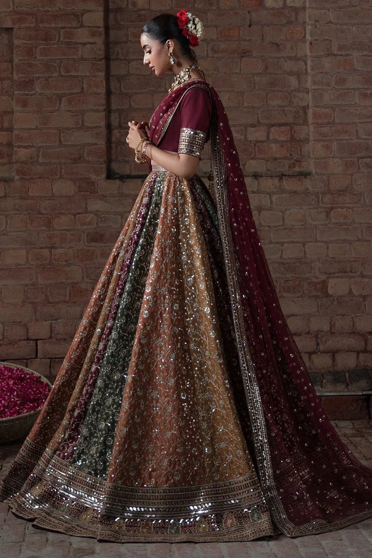 Mina Kashif | Virsa Wedding Formals | Zah-e-naseeb - Aqsa Fabrics
