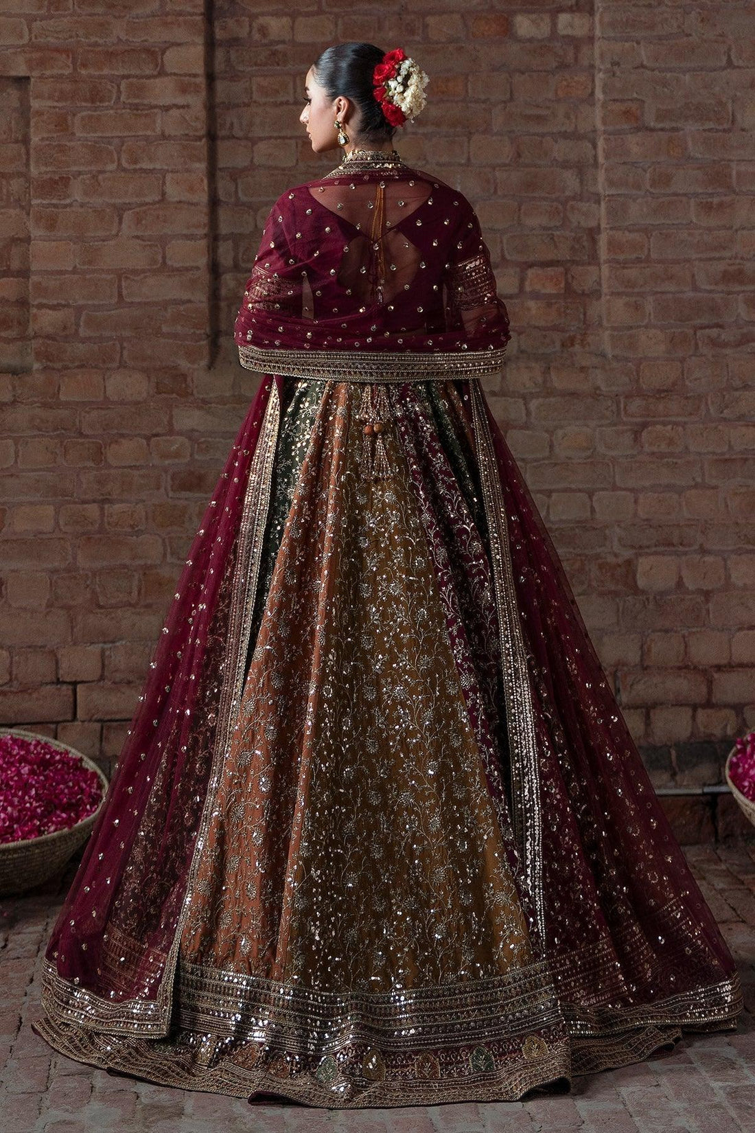 Mina Kashif | Virsa Wedding Formals | Zah-e-naseeb - Aqsa Fabrics