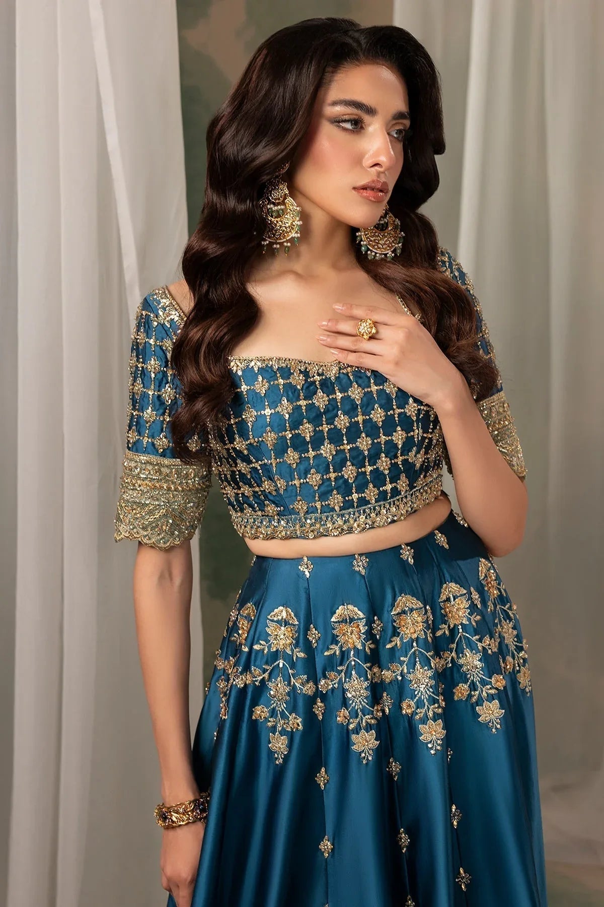 Mina Kashif | Noor Jahan Wedding Formals | Gulroze - Aqsa Fabrics