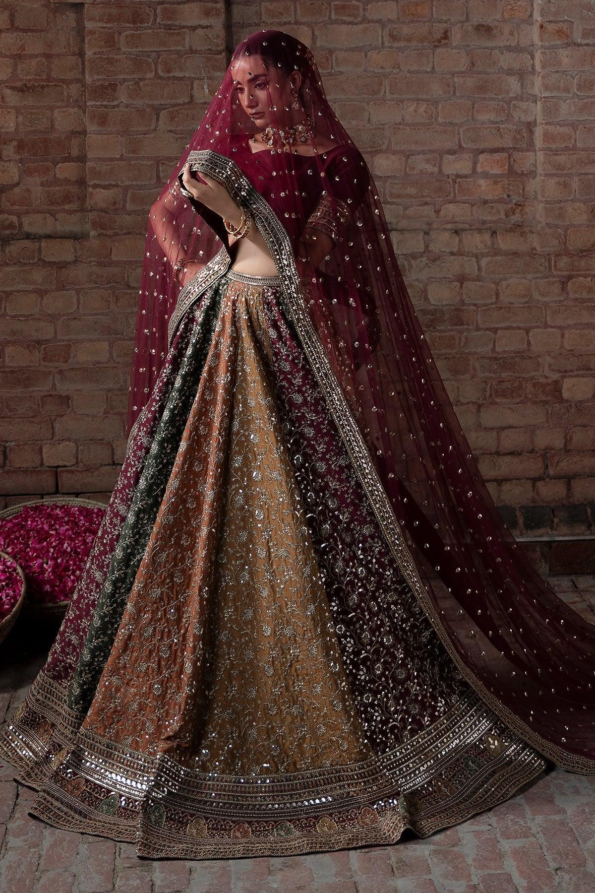 Mina Kashif | Virsa Wedding Formals | Zah-e-naseeb - Aqsa Fabrics