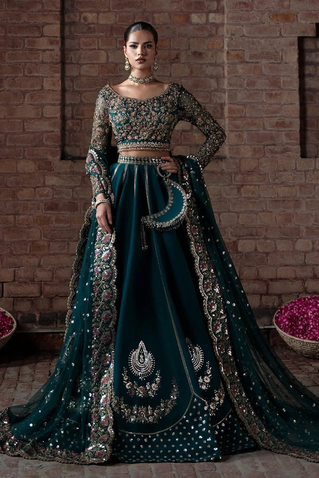 Mina Kashif | Virsa Wedding Formals | Fabiha - Aqsa Fabrics