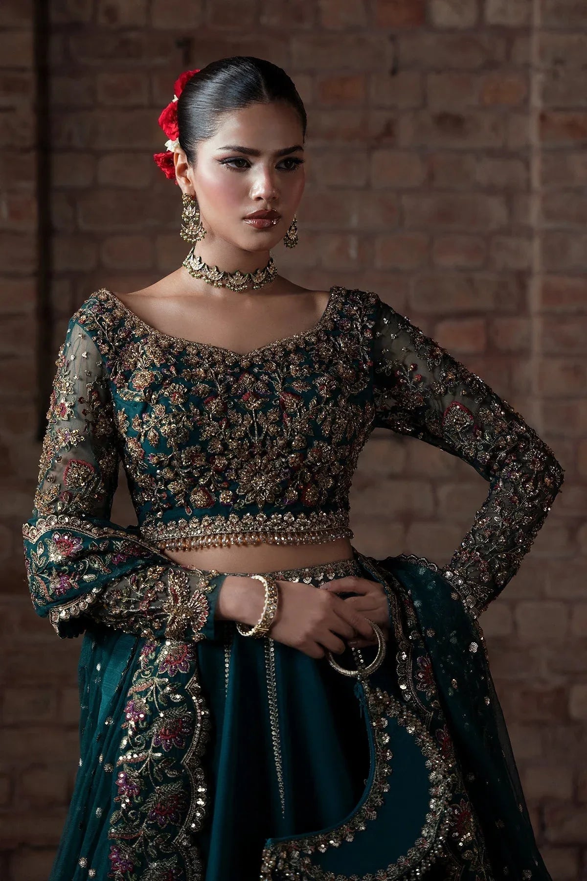 Mina Kashif | Virsa Wedding Formals | Fabiha - Aqsa Fabrics