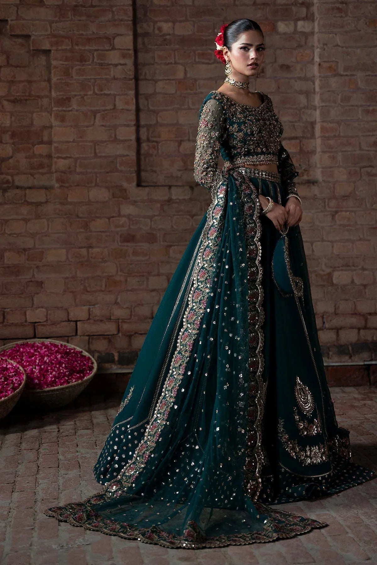 Mina Kashif | Virsa Wedding Formals | Fabiha - Aqsa Fabrics