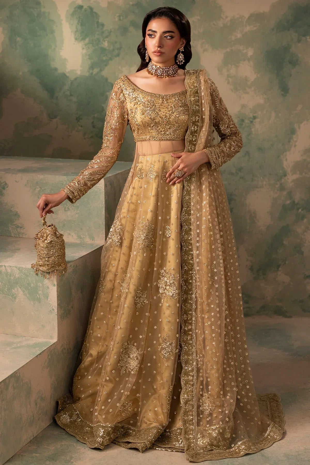 Mina Kashif | Noor Jahan Wedding Formals | Sajal - Aqsa Fabrics