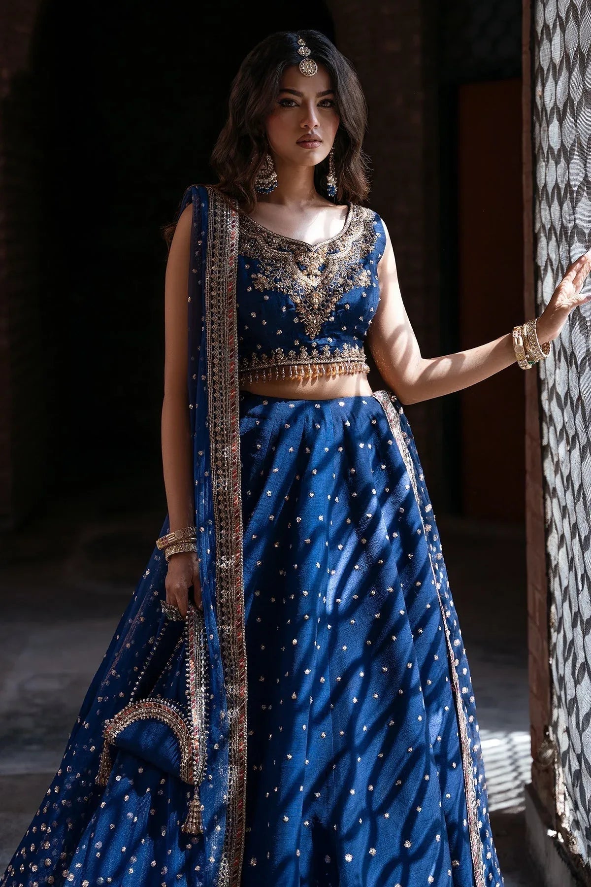Mina Kashif | Virsa Wedding Formals | Naqsh - Aqsa Fabrics