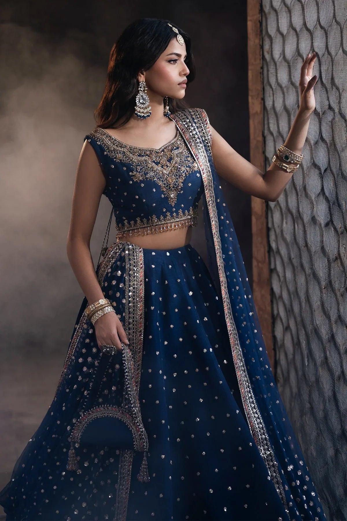 Mina Kashif | Virsa Wedding Formals | Naqsh - Aqsa Fabrics