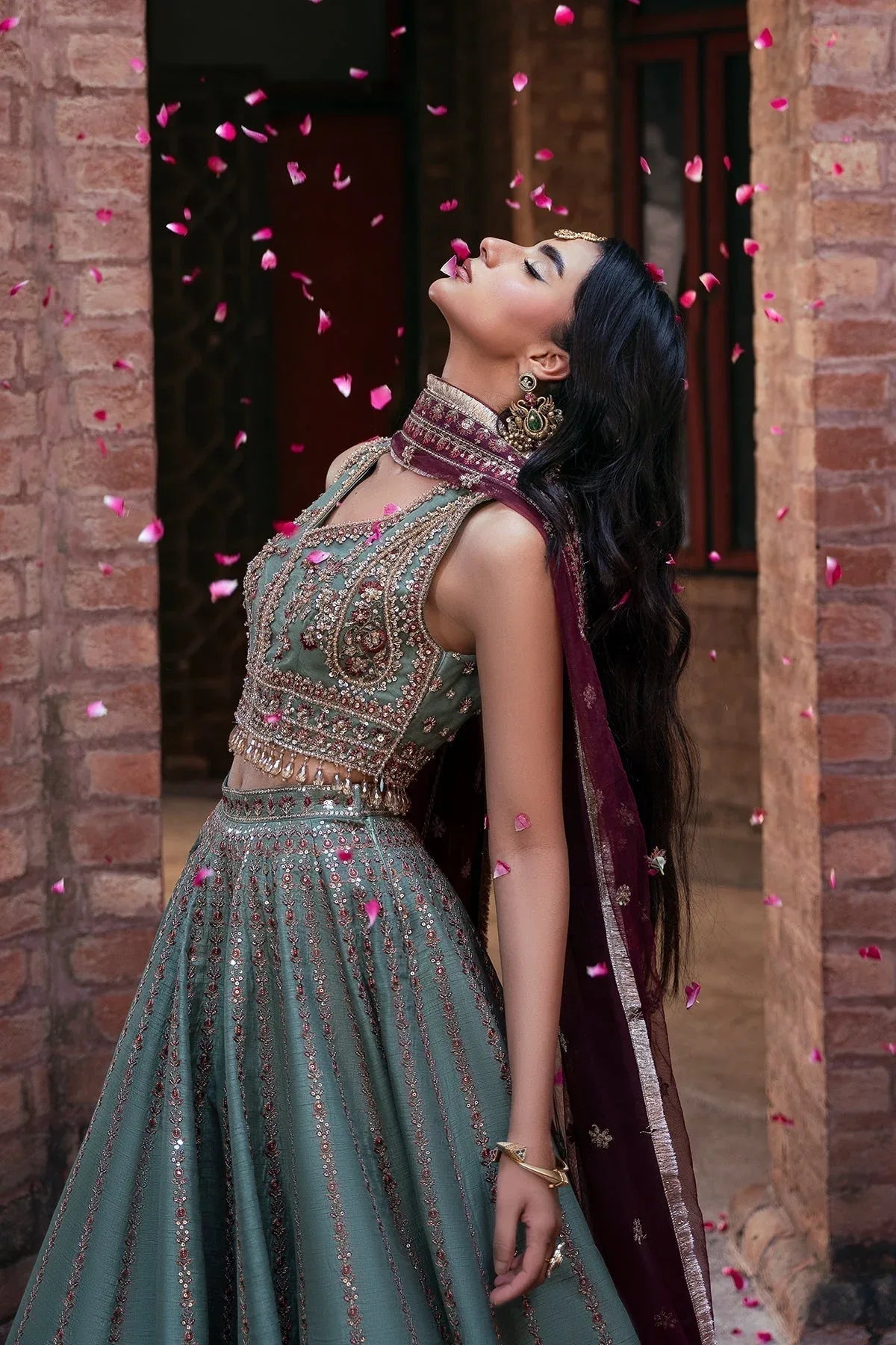Mina Kashif | Virsa Wedding Formals | Noor-e-saba - Aqsa Fabrics