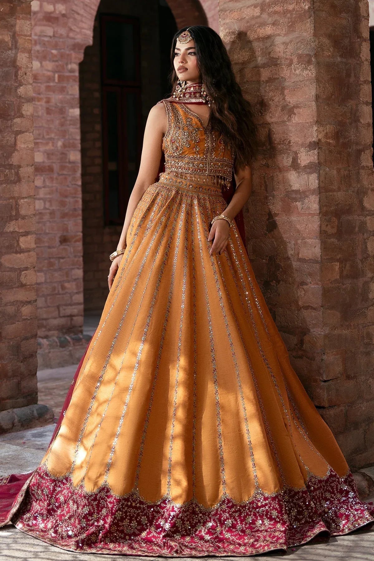 Mina Kashif | Virsa Wedding Formals | Momal - Aqsa Fabrics