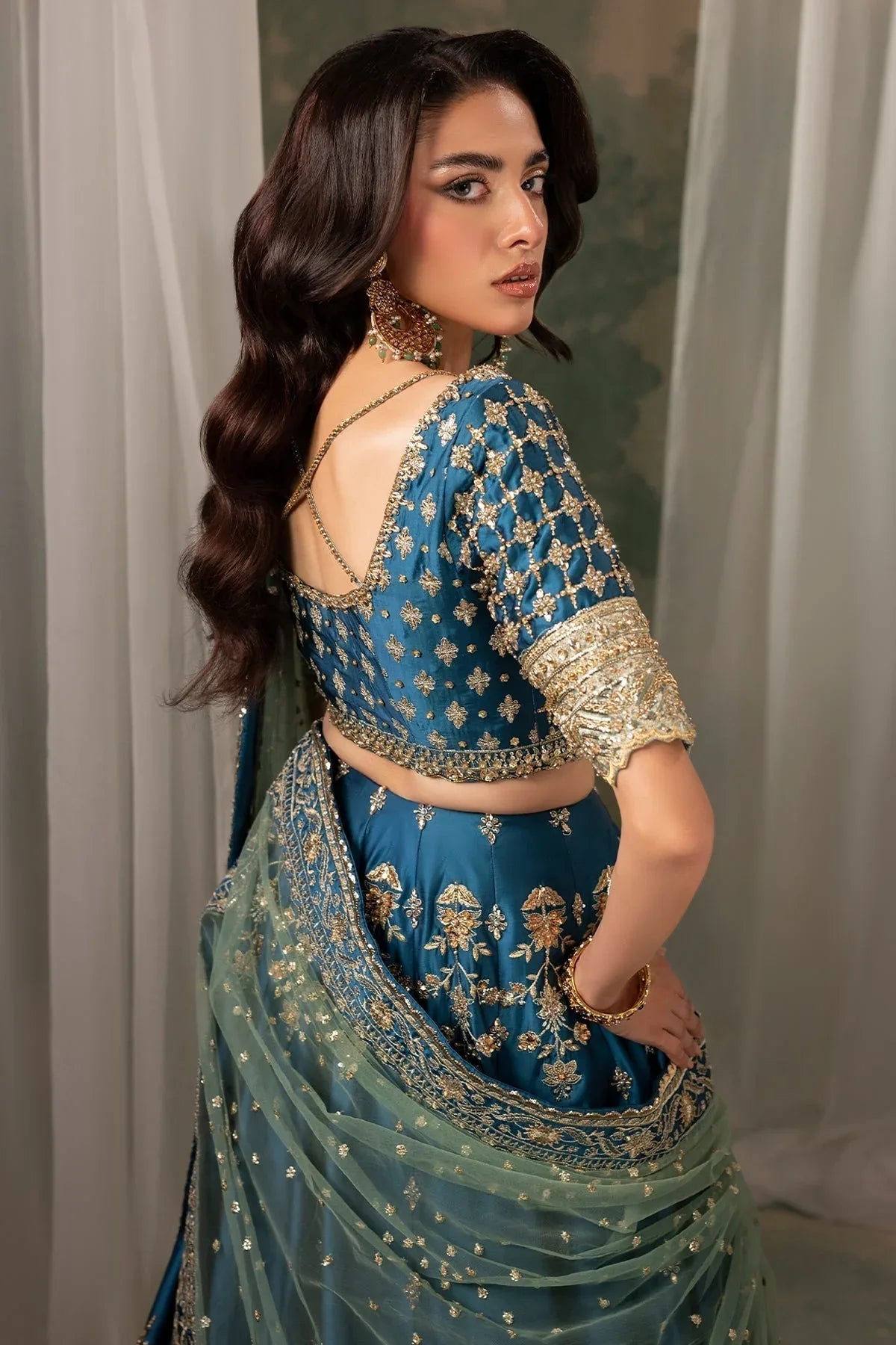 Mina Kashif | Noor Jahan Wedding Formals | Gulroze - Aqsa Fabrics