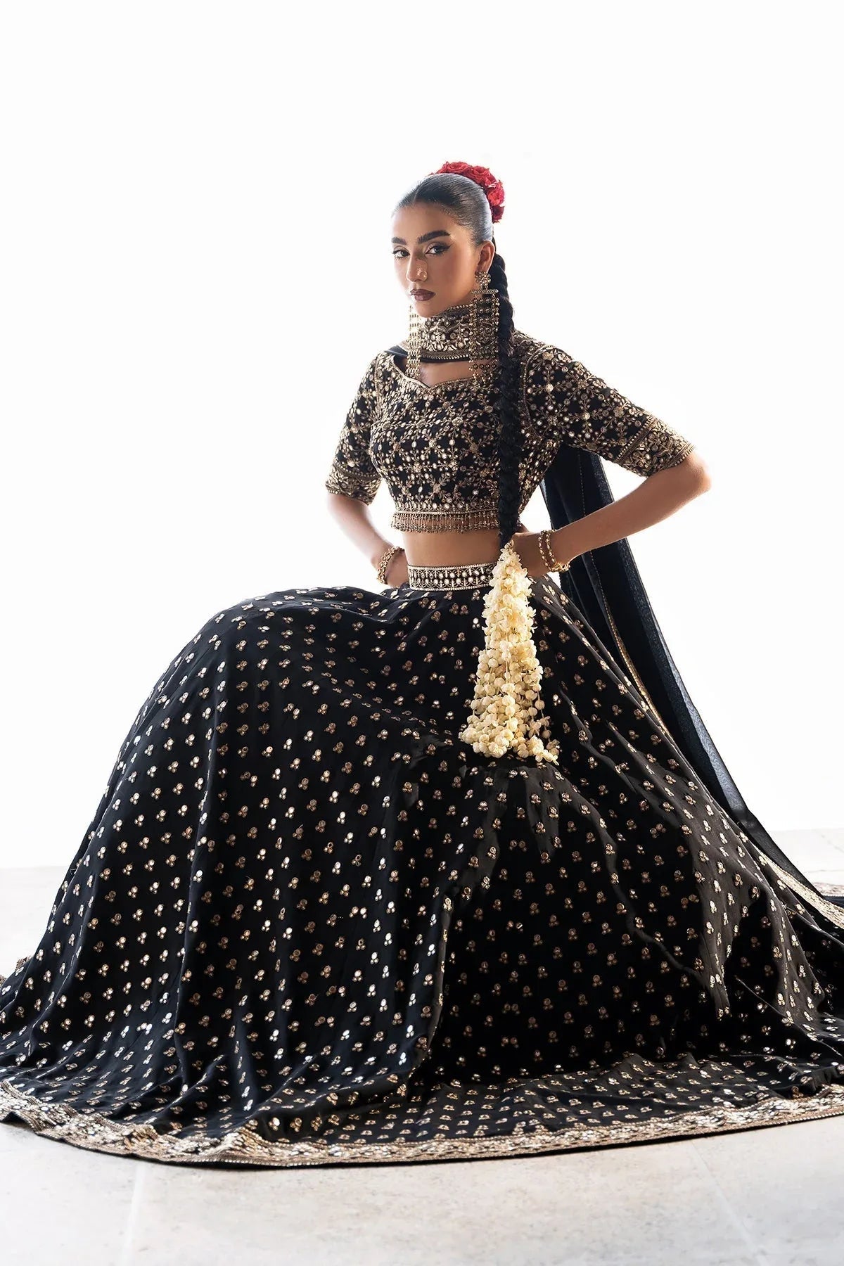 Mina Kashif | Virsa Wedding Formals | Surmayi - Aqsa Fabrics