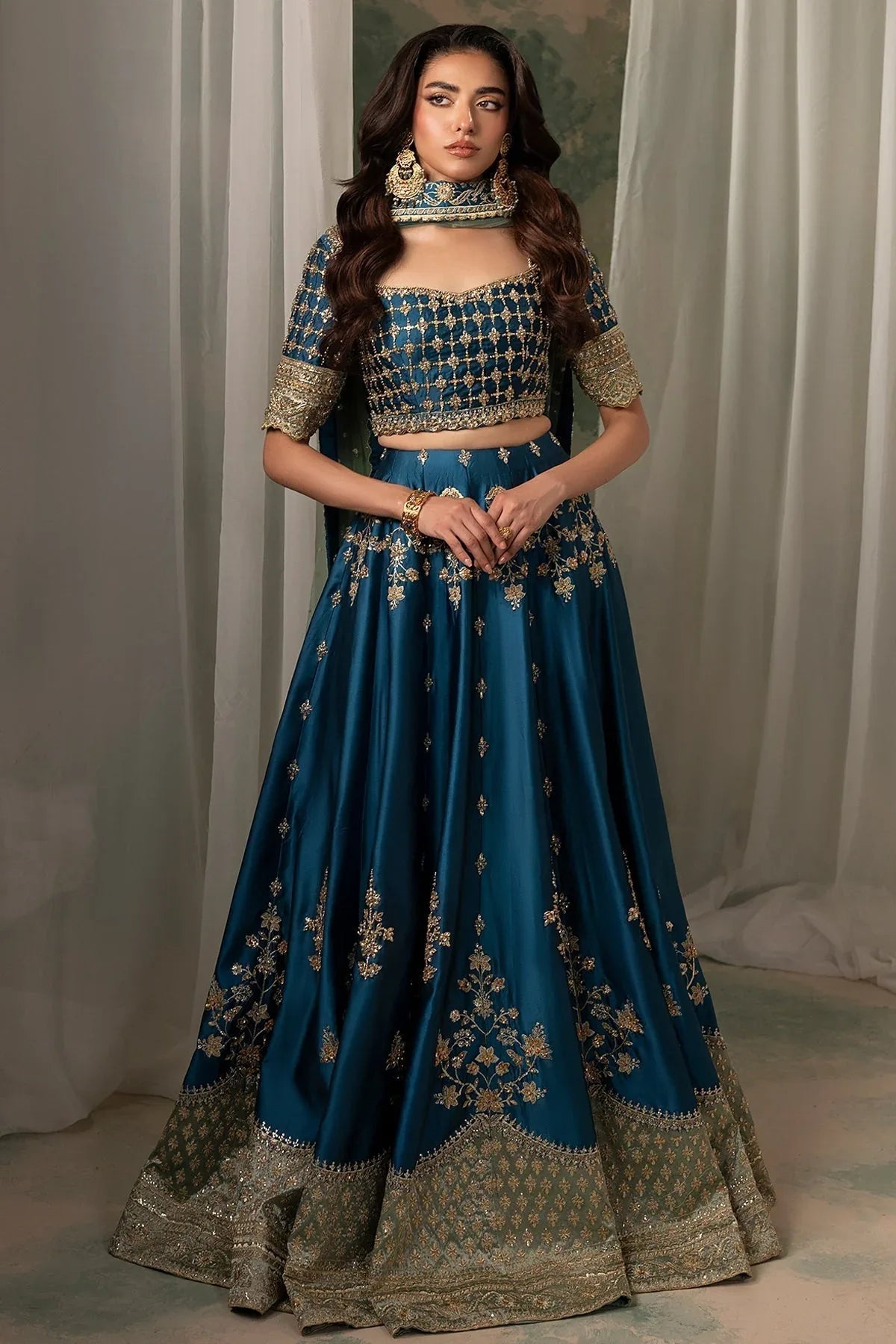 Mina Kashif | Noor Jahan Wedding Formals | Gulroze - Aqsa Fabrics