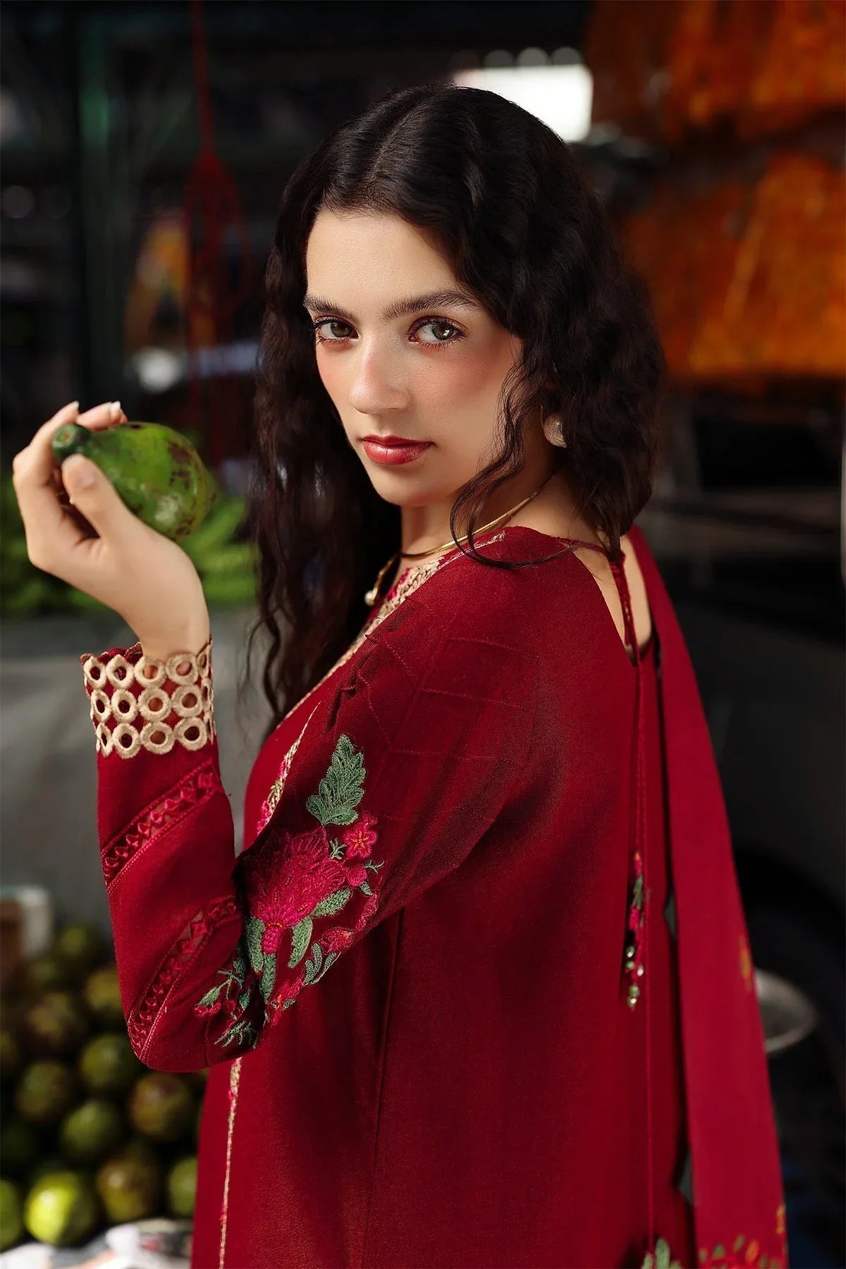 Charizma | Poshima Winters 25 | 3-pc Unstitched Wool Shawl Collection PSW5-01 - Aqsa Fabrics