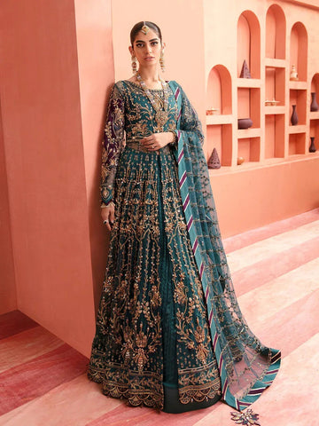 Gulaal | Wedding Formals | AYZEL GL-WS-22V1-27 (PISHWAS AND LEHNGA) - Aqsa Fabrics