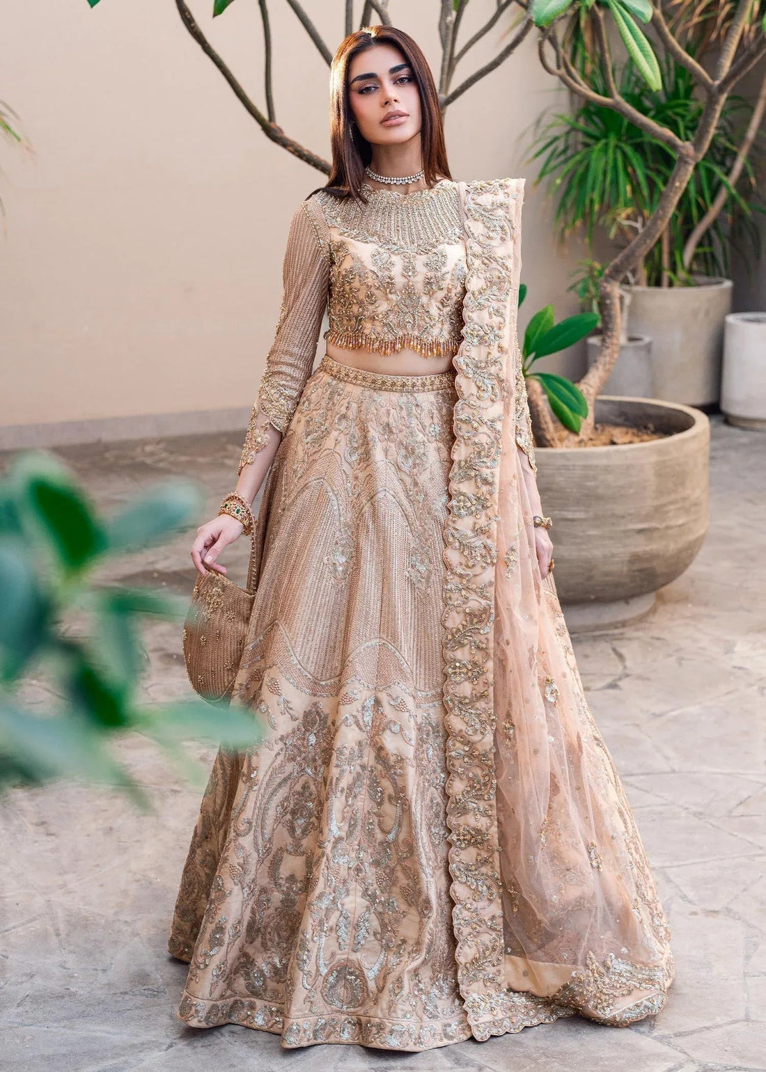 Waqas Shah | Amariage Luxury Formals | Golden Patel - Aqsa Fabrics