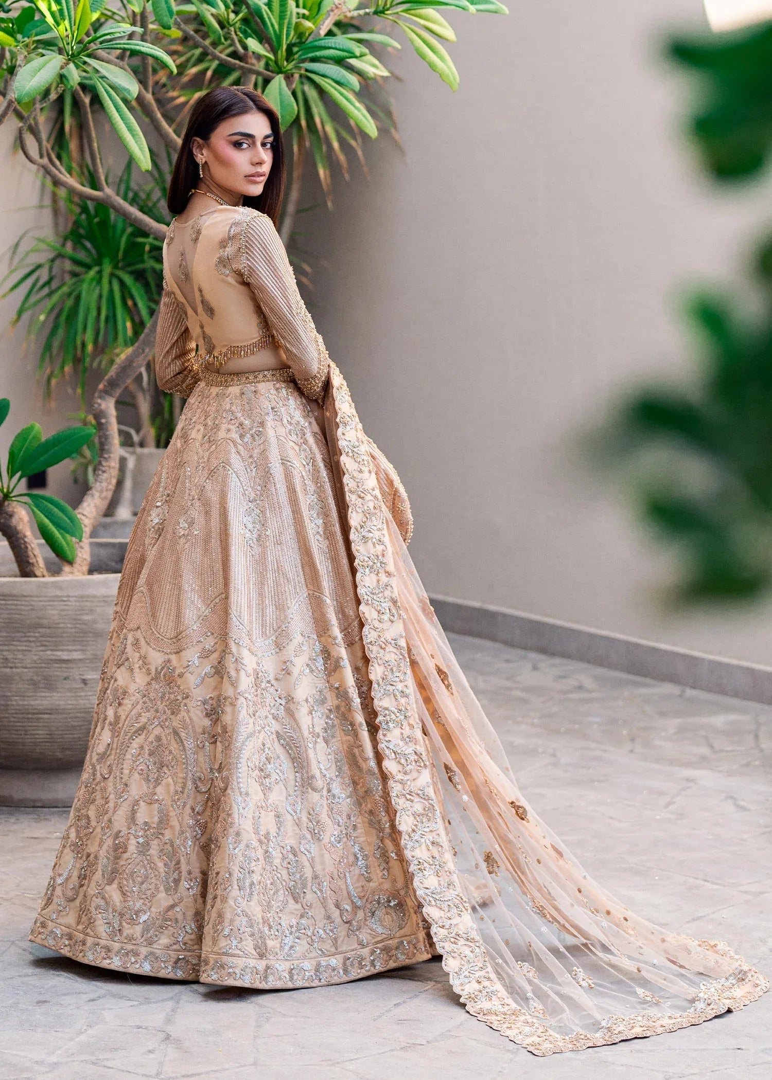 Waqas Shah | Amariage Luxury Formals | Golden Patel - Aqsa Fabrics