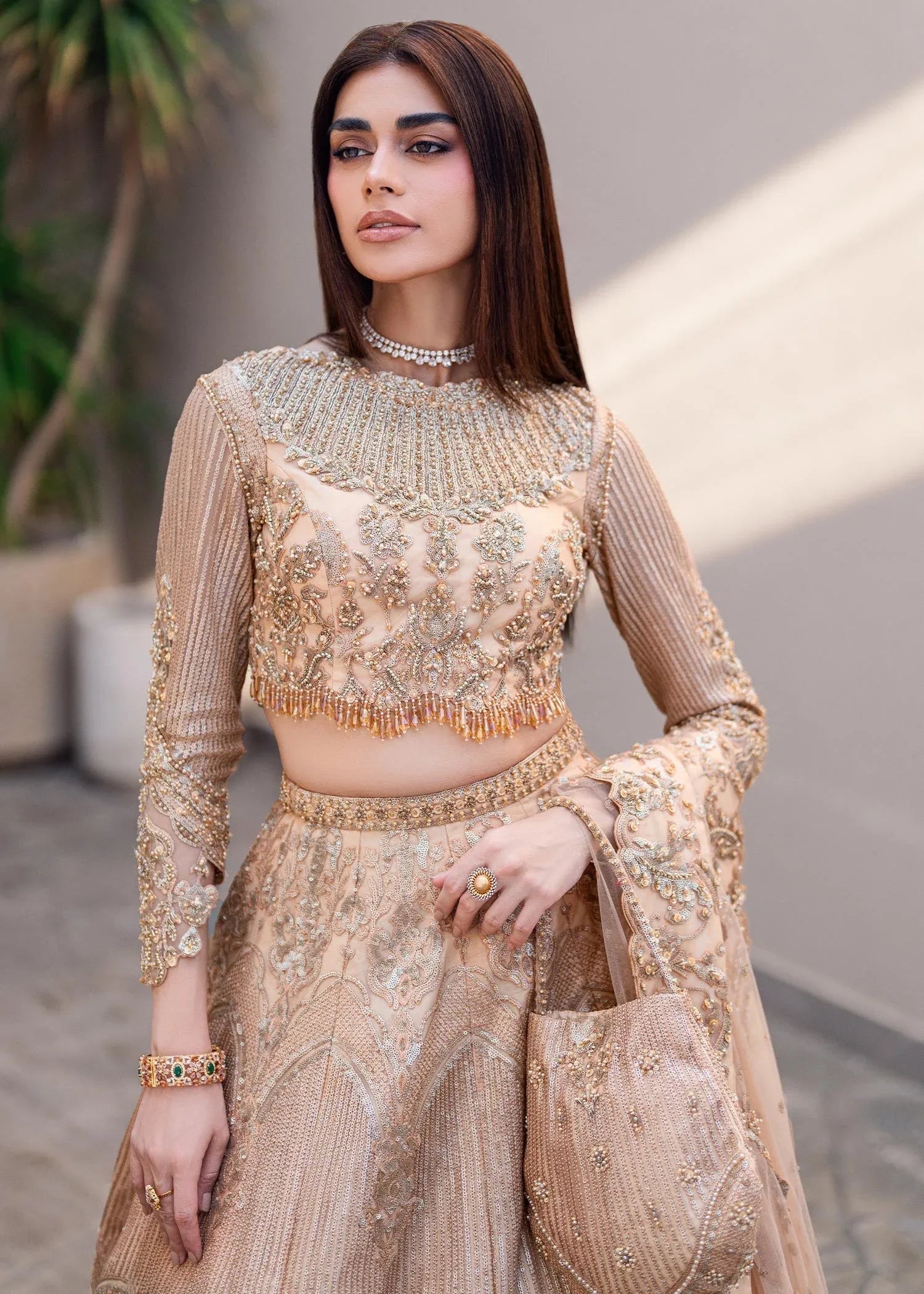 Waqas Shah | Amariage Luxury Formals | Golden Patel - Aqsa Fabrics