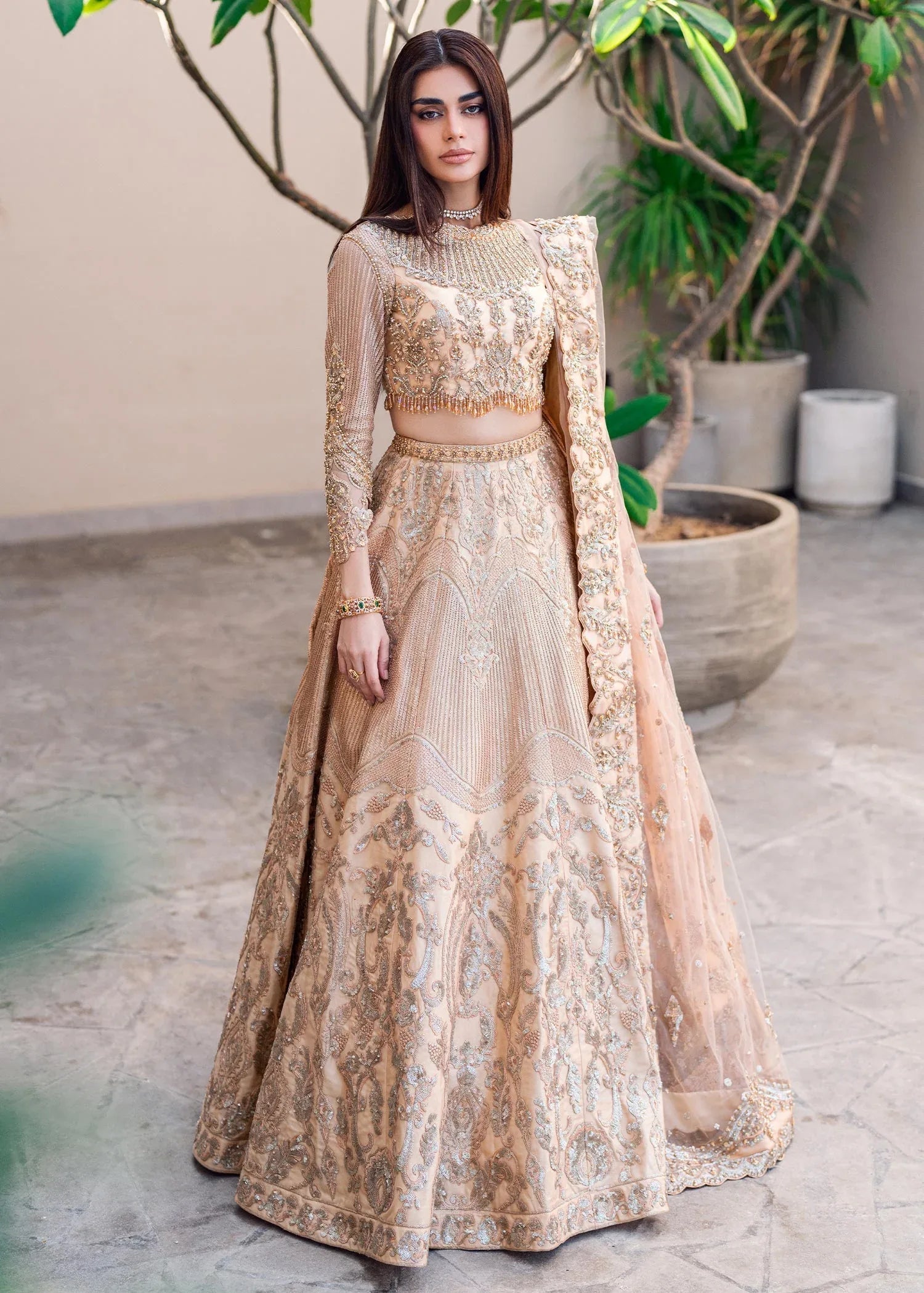 Waqas Shah | Amariage Luxury Formals | Golden Patel - Aqsa Fabrics