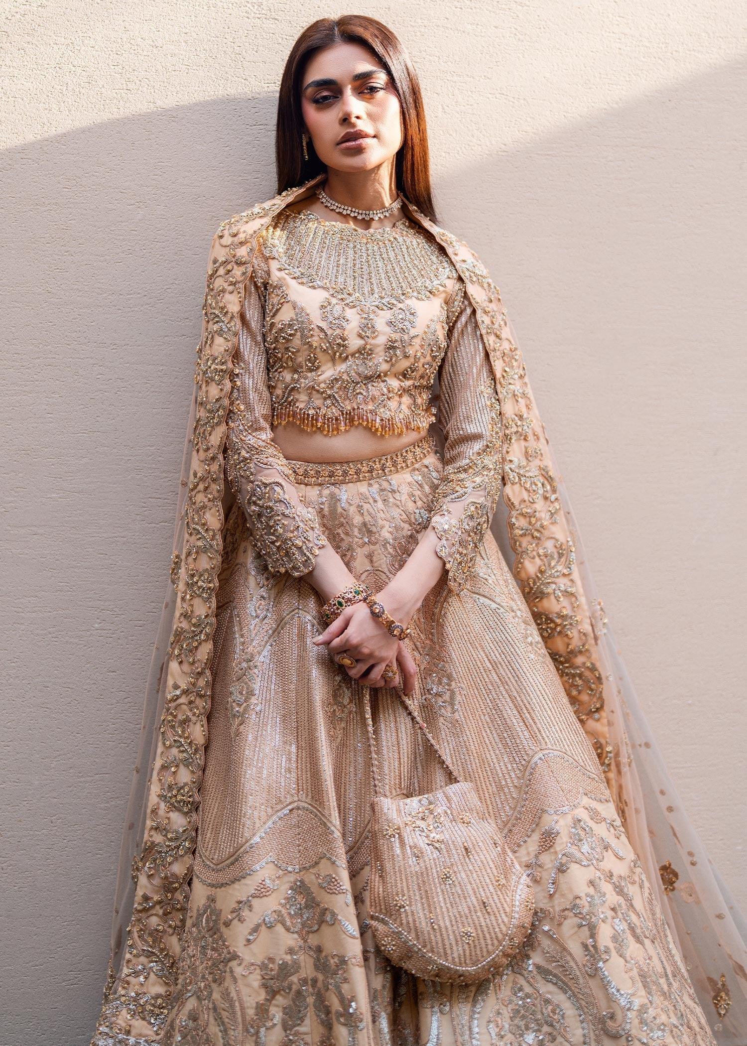Waqas Shah | Amariage Luxury Formals | Golden Patel - Aqsa Fabrics
