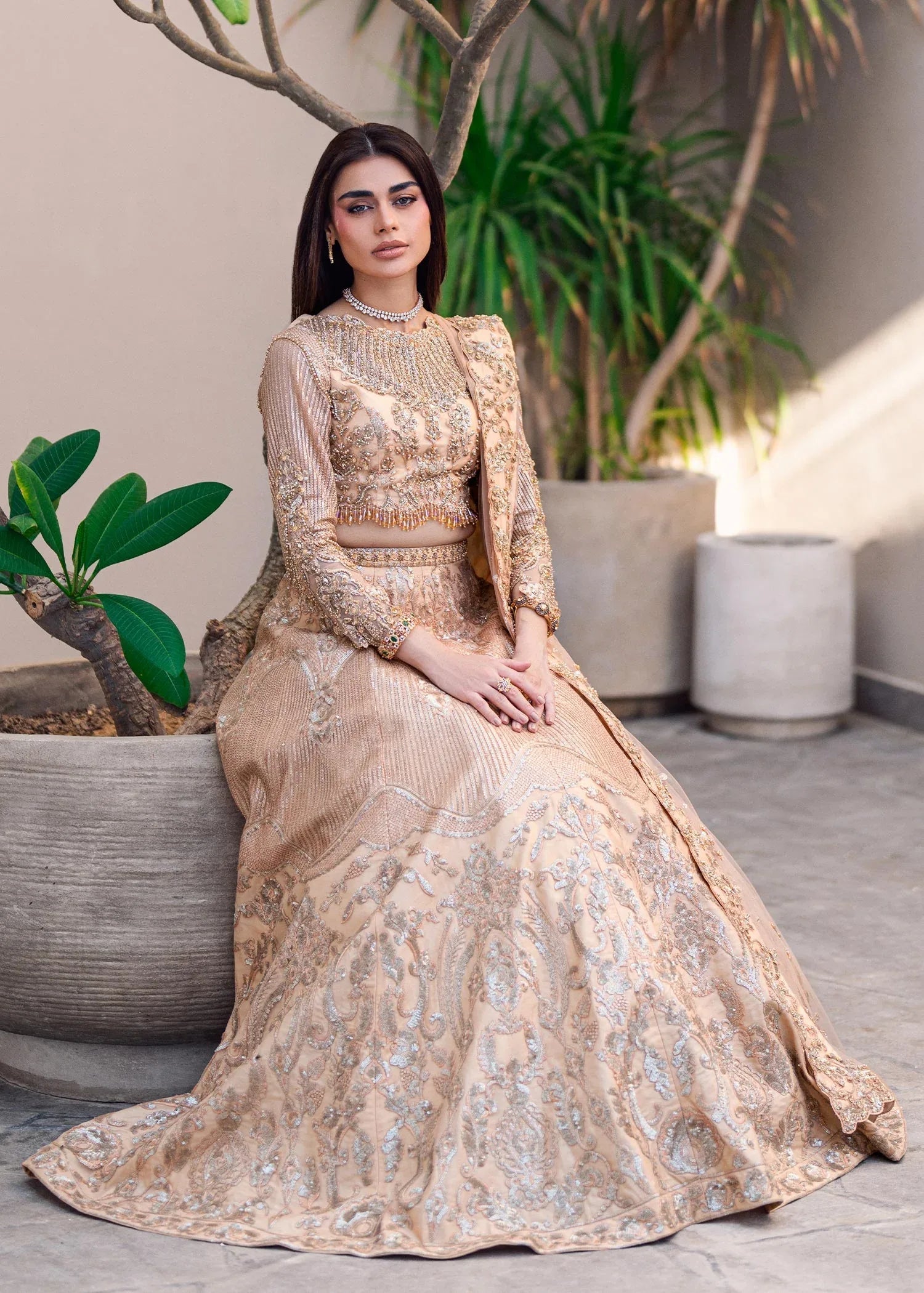 Waqas Shah | Amariage Luxury Formals | Golden Patel - Aqsa Fabrics