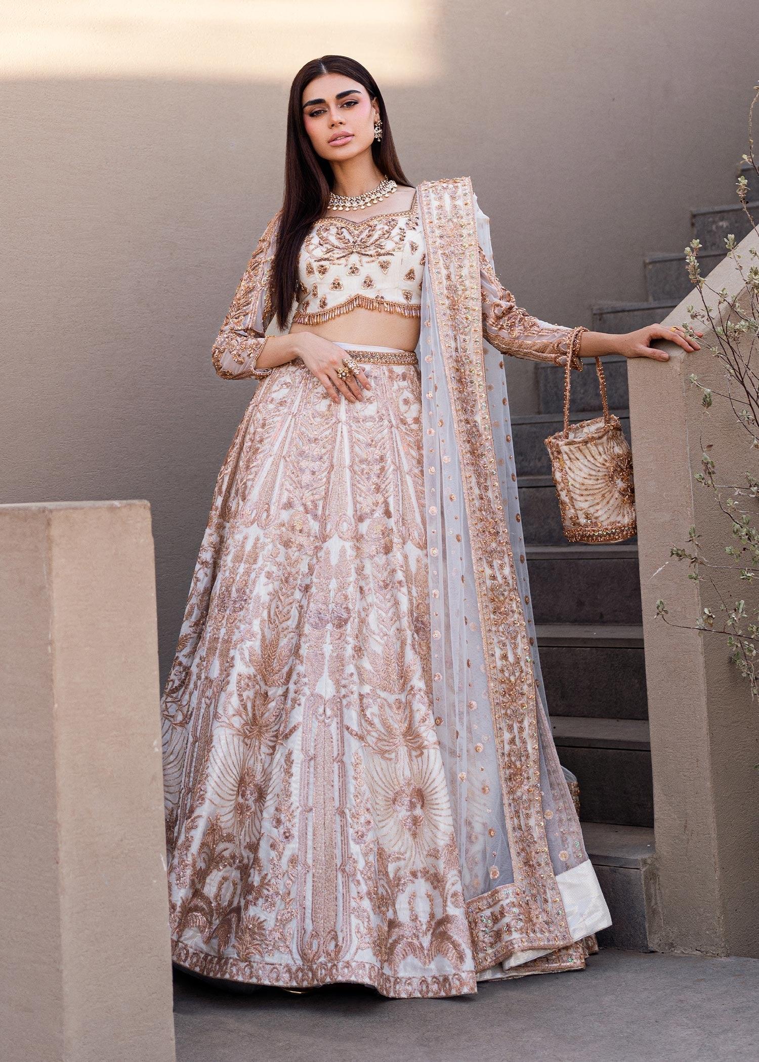 Waqas Shah | Amariage Luxury Formals | Mystic Rose - Aqsa Fabrics