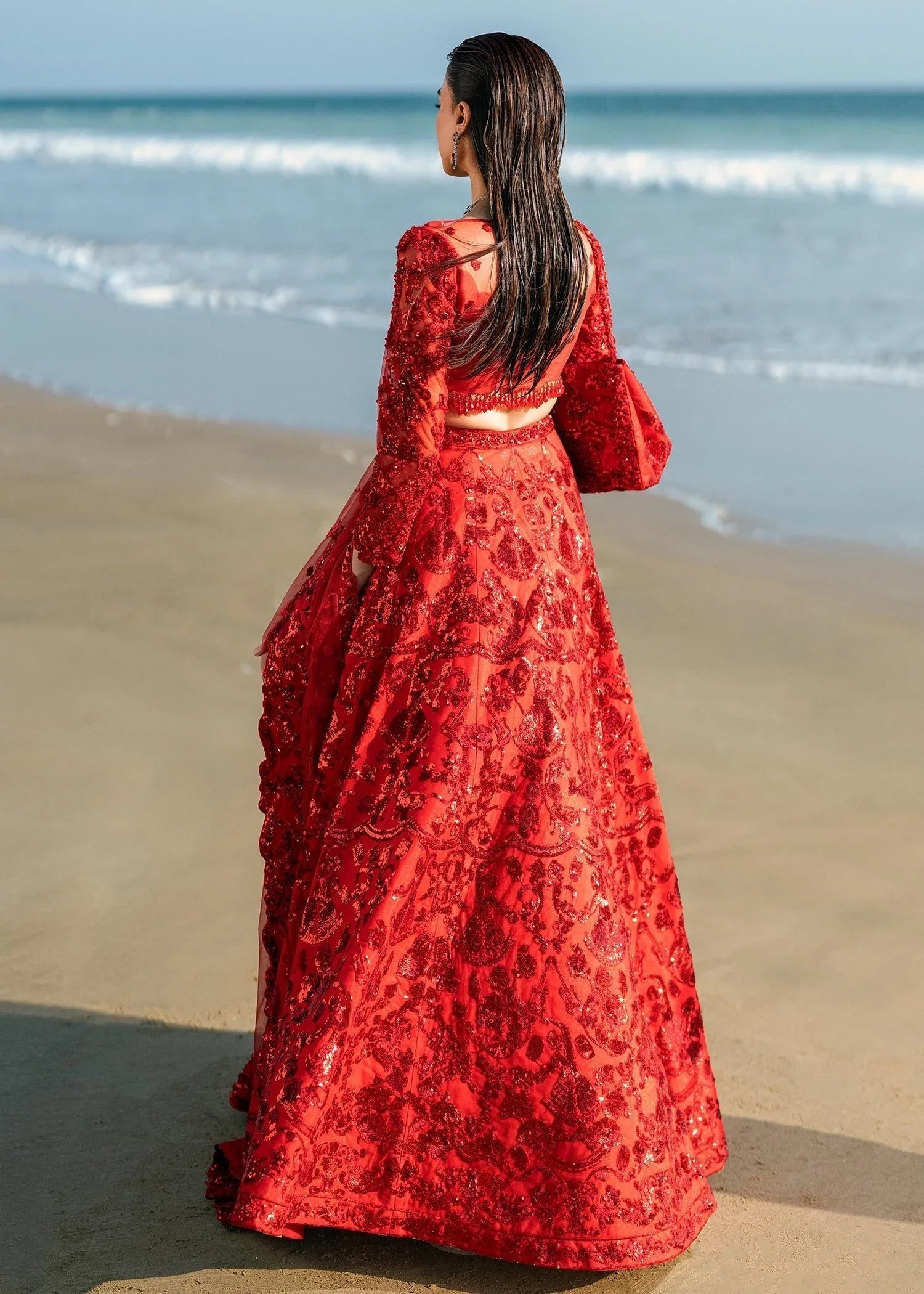 Waqas Shah | Amariage Luxury Formals | Ruby - Aqsa Fabrics
