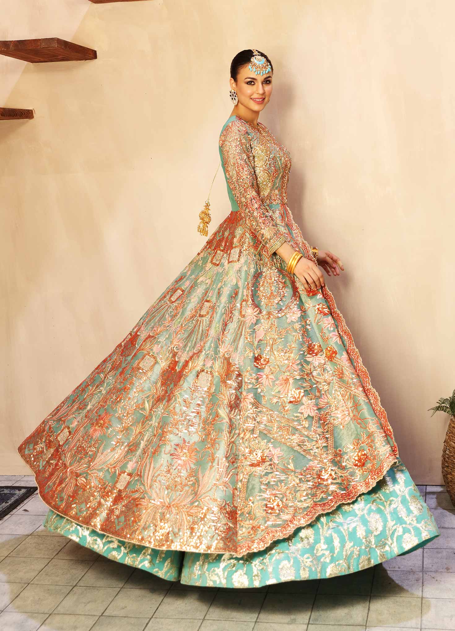 Waqas Shah | Ishq Naama | MARIGOLD - Aqsa Fabrics