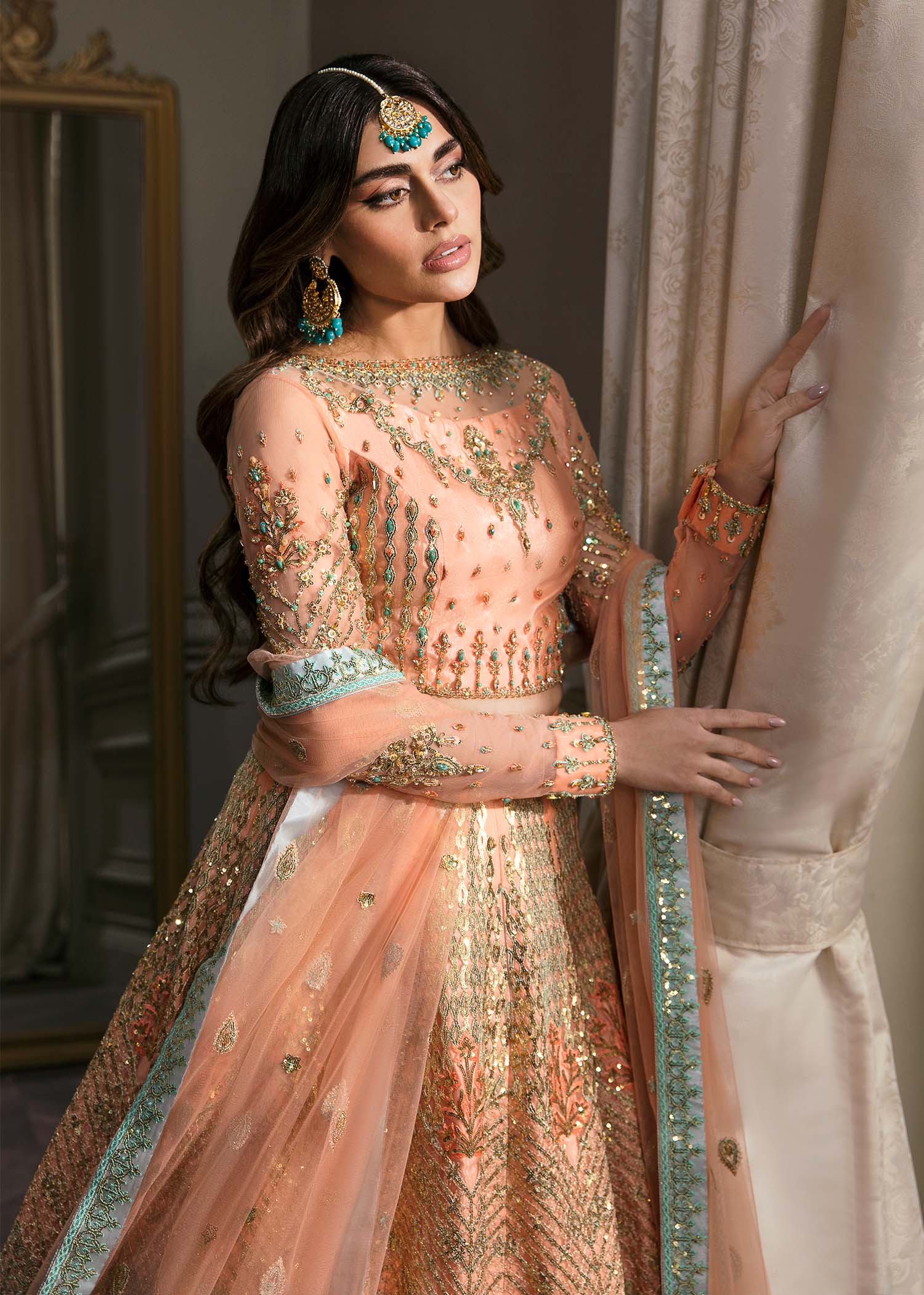 Waqas Shah | Malika - E - Elizabeth | ARTISTRY ROSE - Aqsa Fabrics