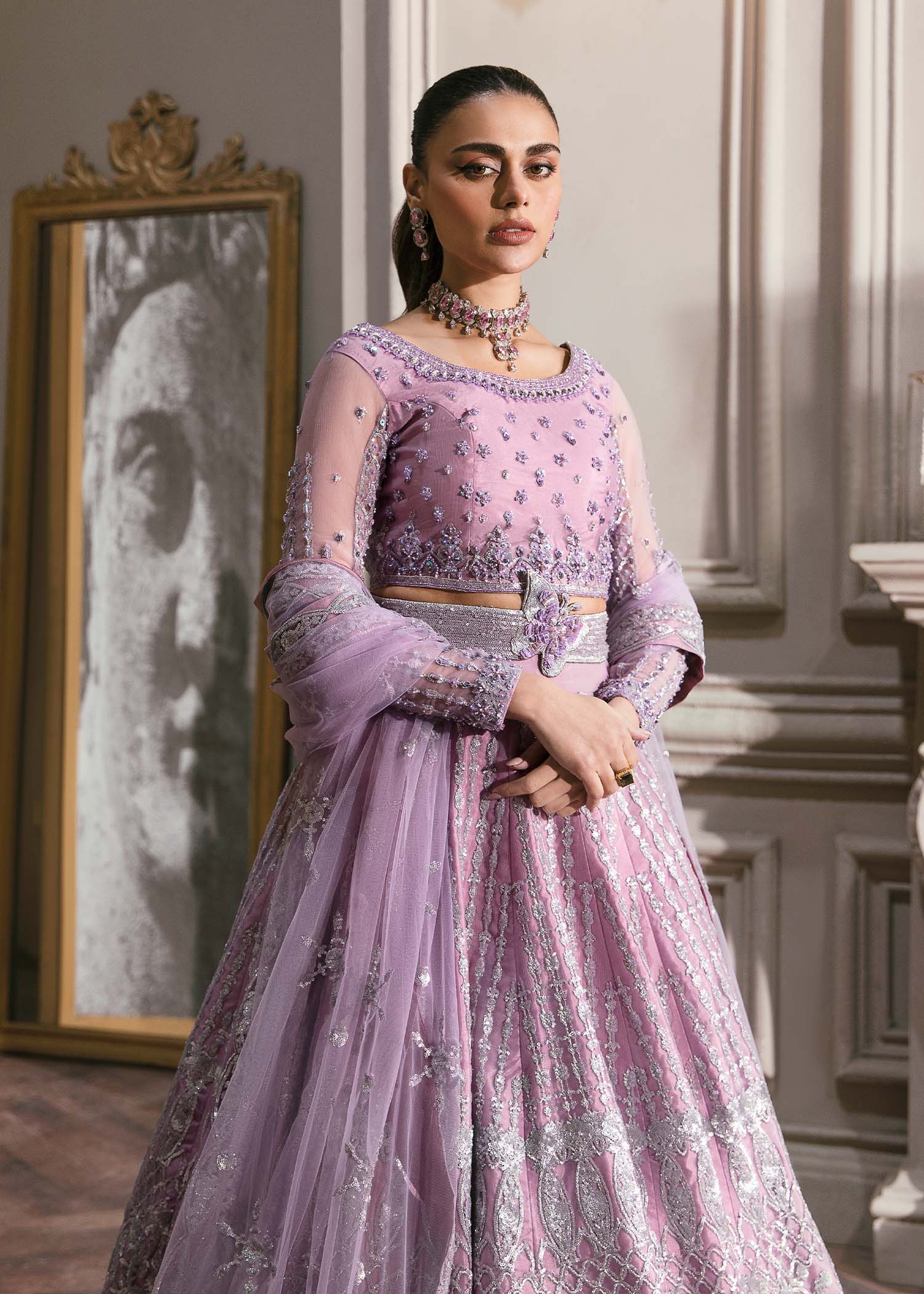 Waqas Shah | Malika - E - Elizabeth | ASTER - Aqsa Fabrics