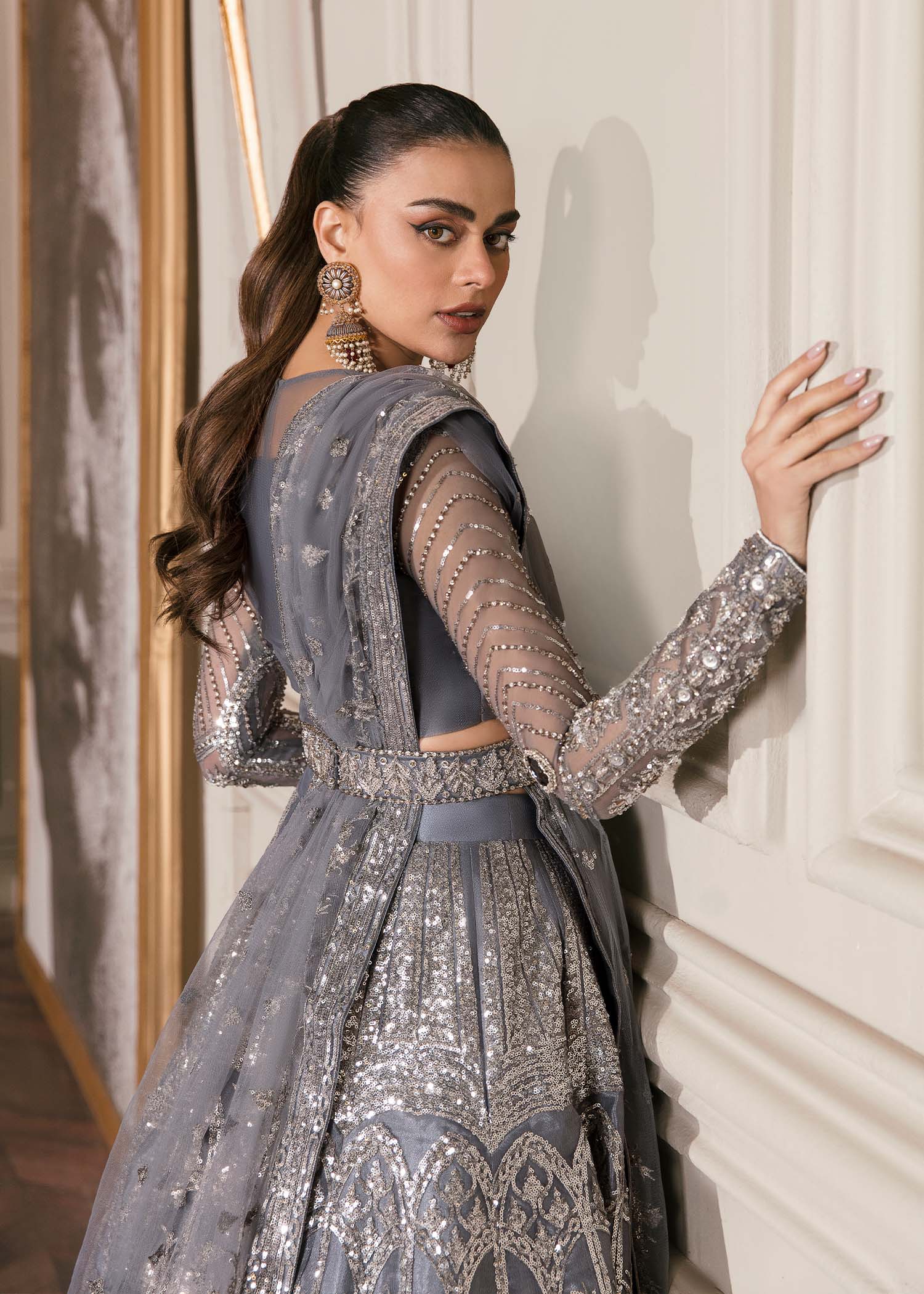 Waqas Shah | Malika - E - Elizabeth | FLORENTINA - Aqsa Fabrics