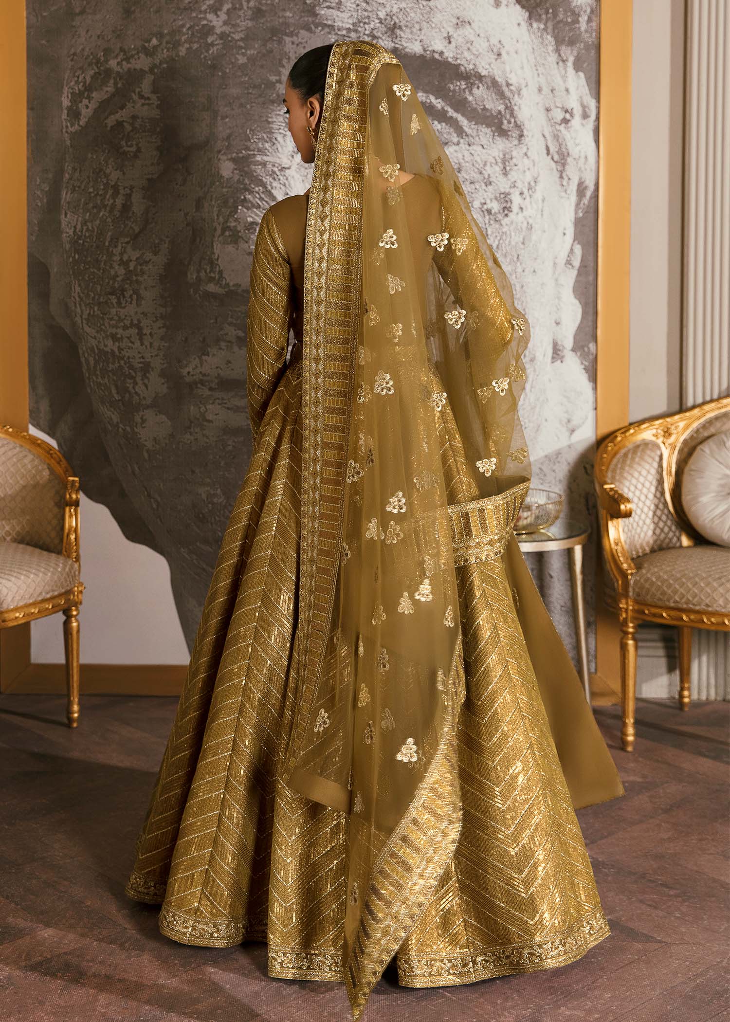 Waqas Shah | Malika - E - Elizabeth | ORCHID - Aqsa Fabrics