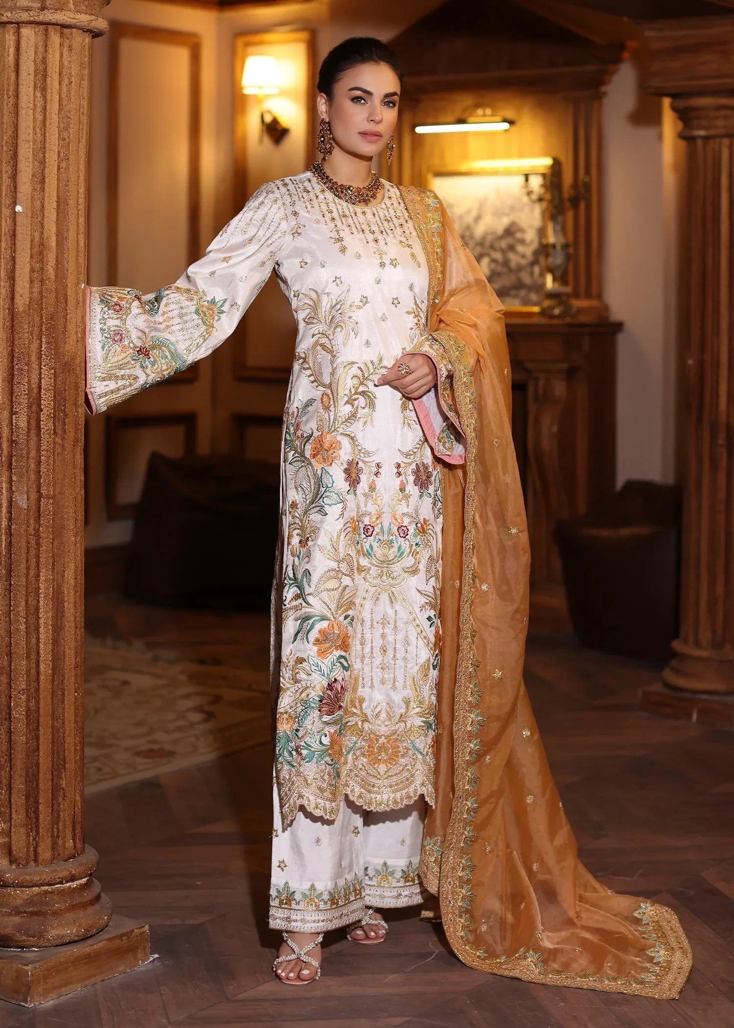 Waqas Shah | Meh-E-Nur | AMELIA - Aqsa Fabrics