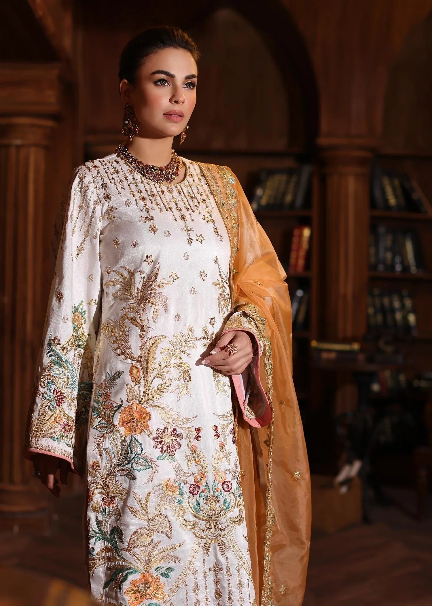 Waqas Shah | Meh-E-Nur | AMELIA - Aqsa Fabrics