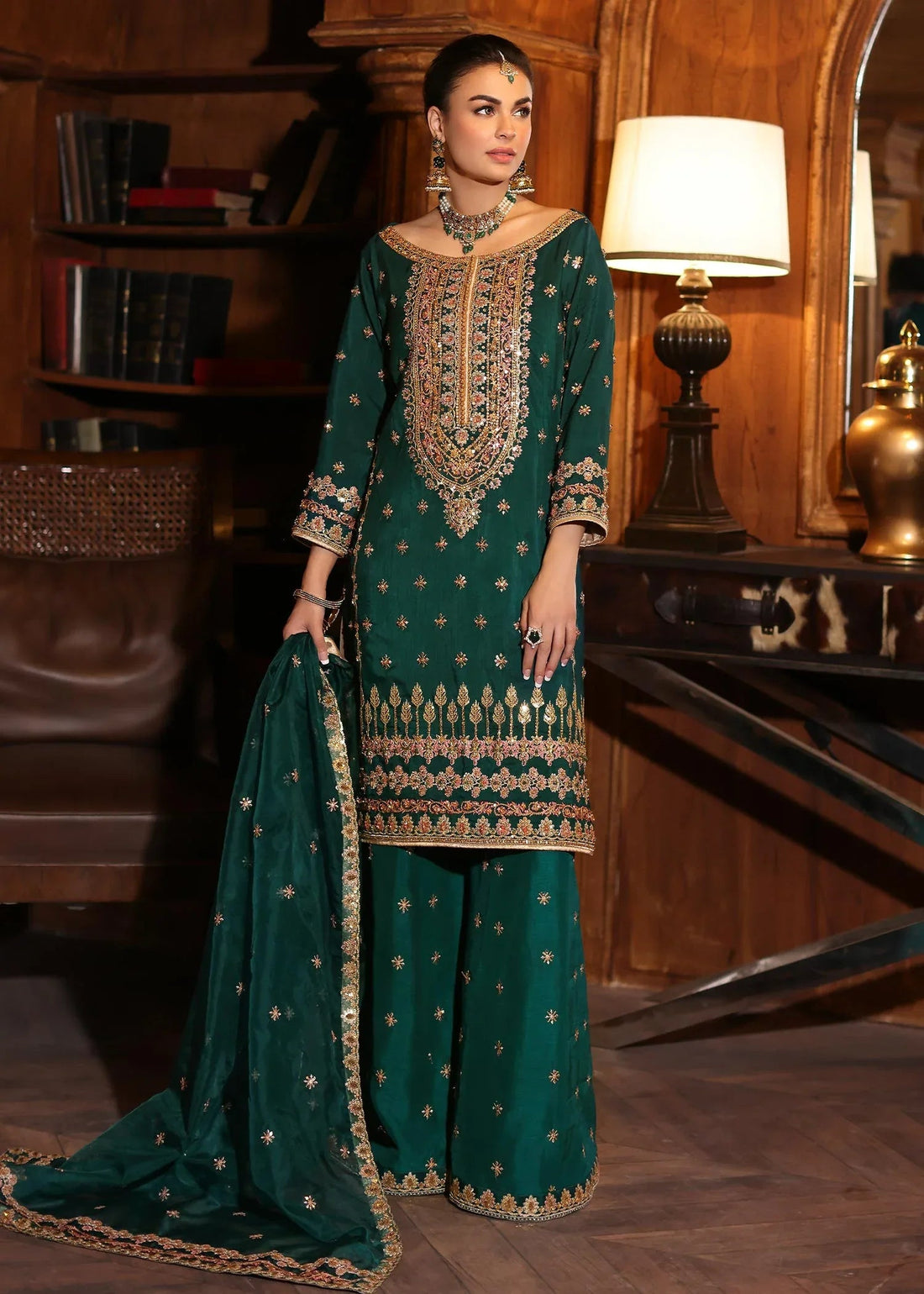 Waqas Shah | Meh-E-Nur | DAYLILLY - Aqsa Fabrics