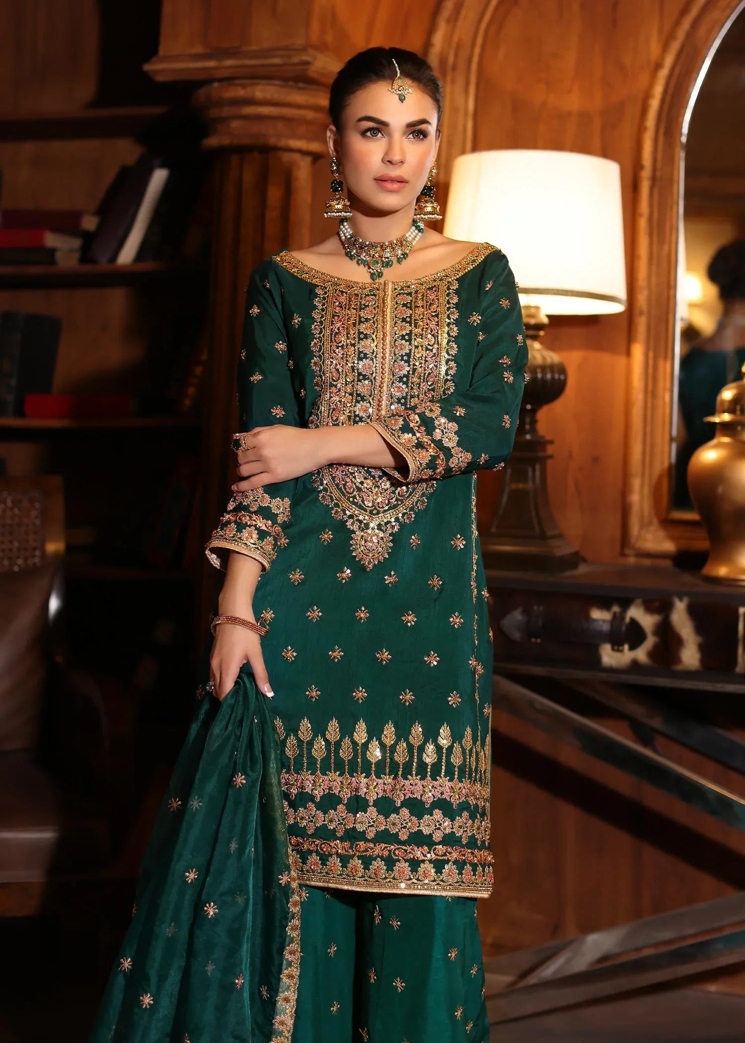 Waqas Shah | Meh-E-Nur | DAYLILLY - Aqsa Fabrics