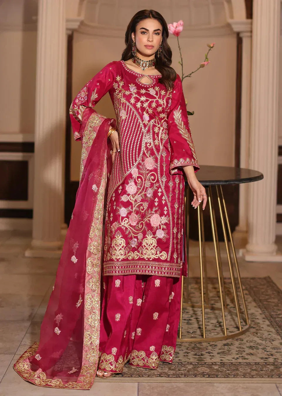 Waqas Shah | Meh-E-Nur | FREESIA - Aqsa Fabrics