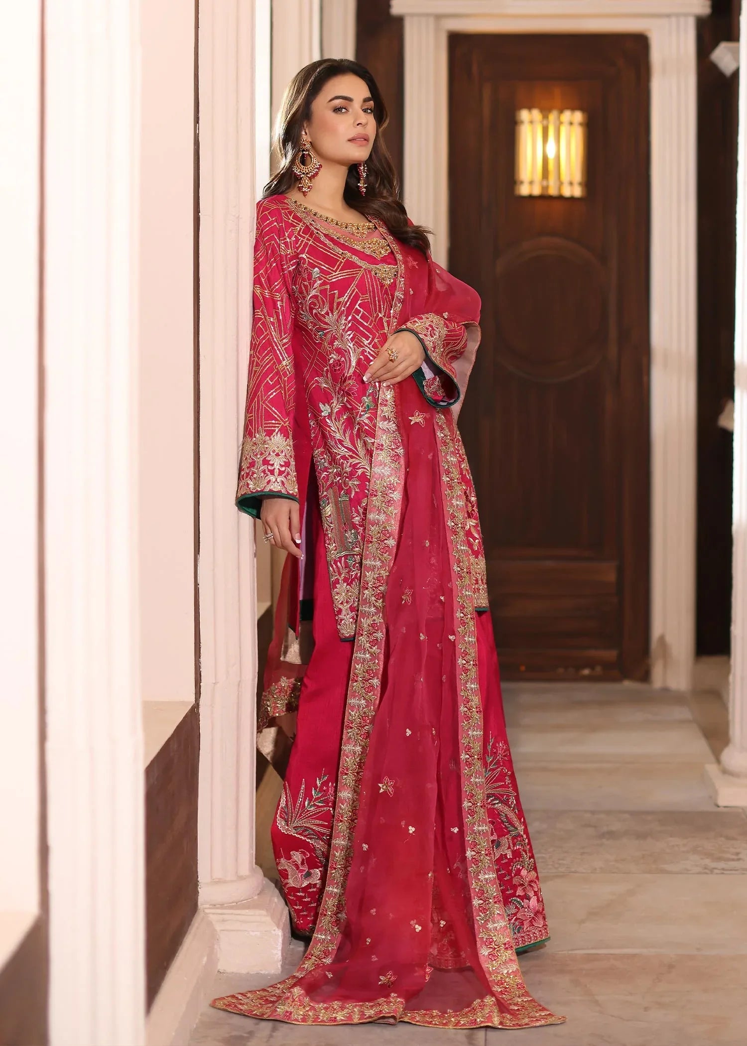 Waqas Shah | Meh-E-Nur | TOPAZ - Aqsa Fabrics