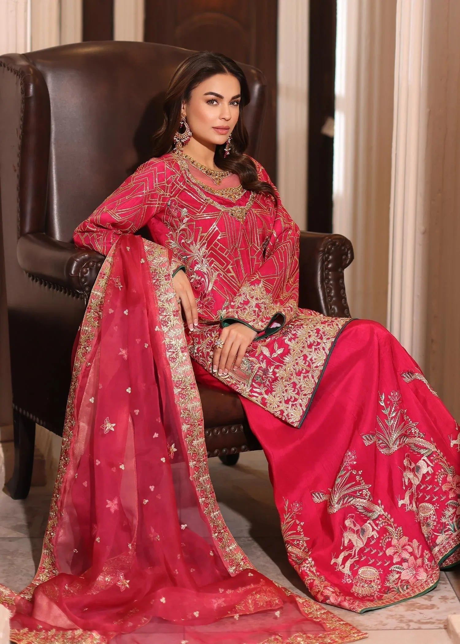 Waqas Shah | Meh-E-Nur | TOPAZ - Aqsa Fabrics