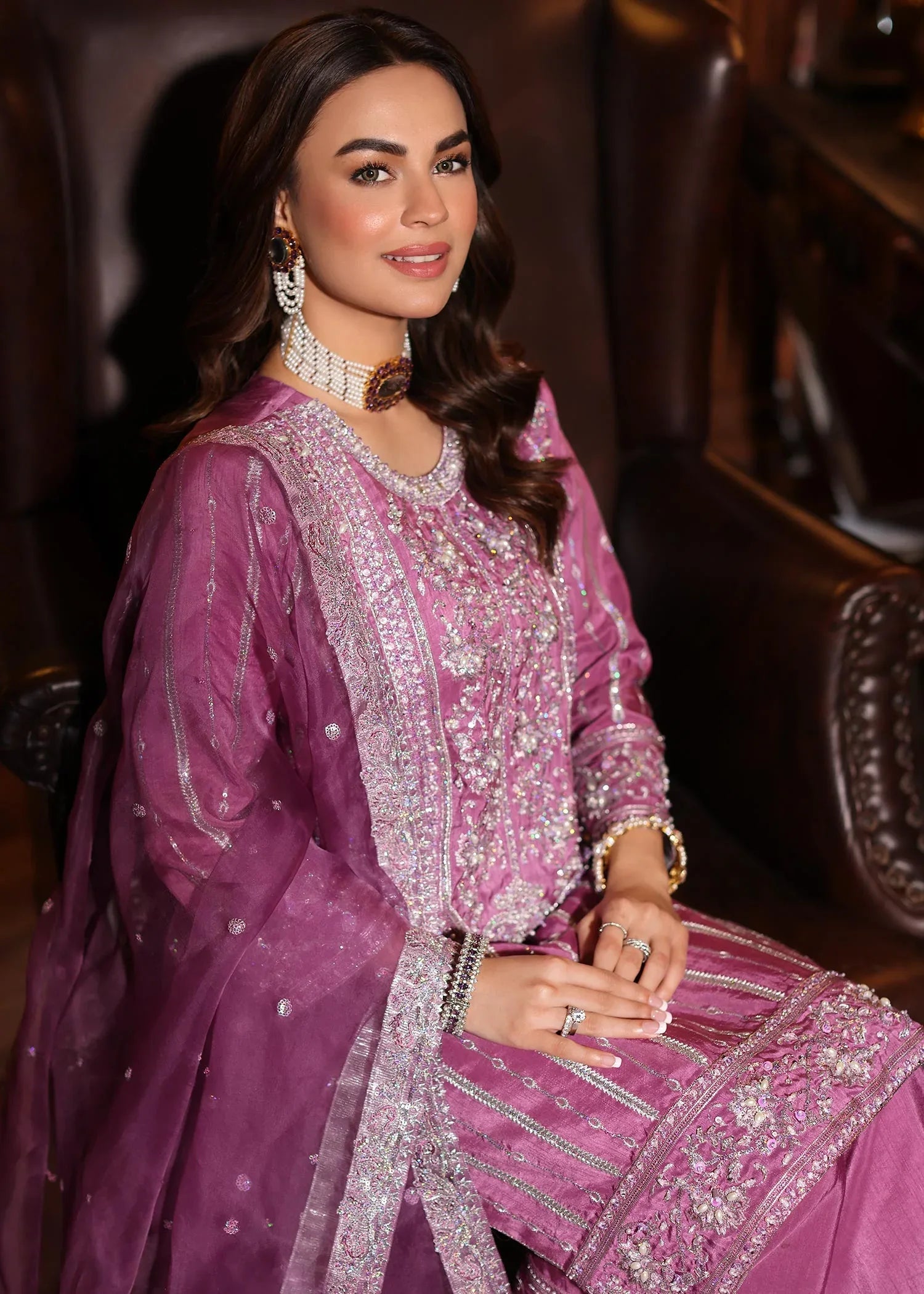 Waqas Shah | Meh-E-Nur | TULIP - Aqsa Fabrics