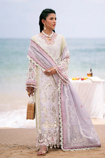 AJR Couture | Dastan Luxury Lawn 25 | Wave - Aqsa Fabrics