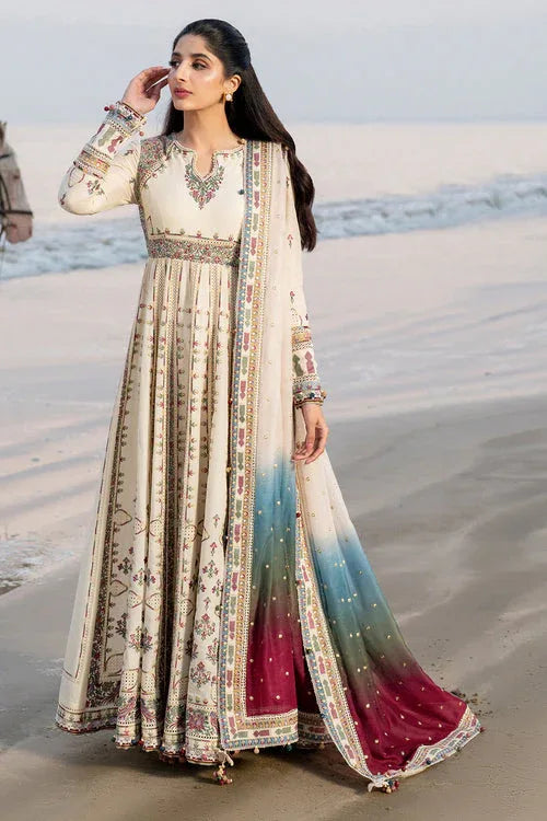 Jazmin | Shahkaar Luxury Lawn 25 | SL25-D9 - Aqsa Fabrics