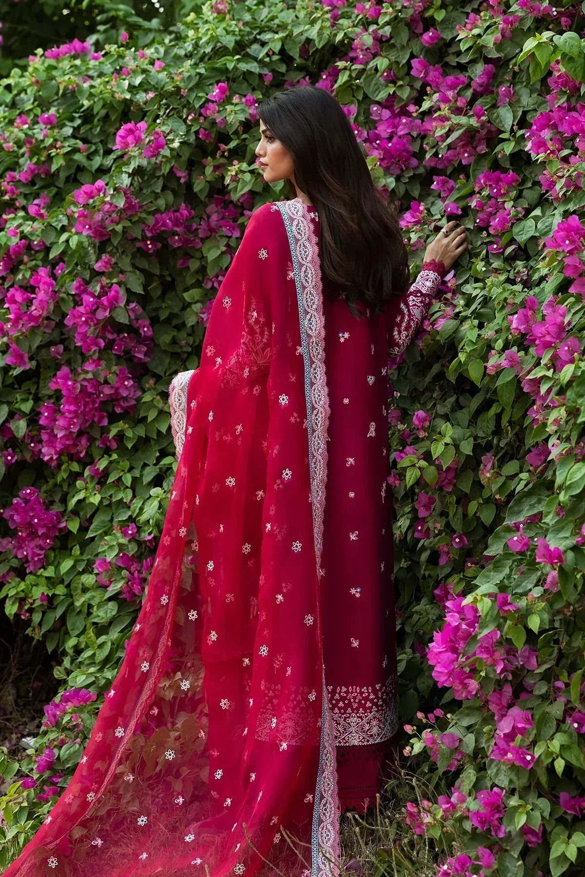Afrozeh | Mulaqaat Lawn | Humnasheen - Aqsa Fabrics