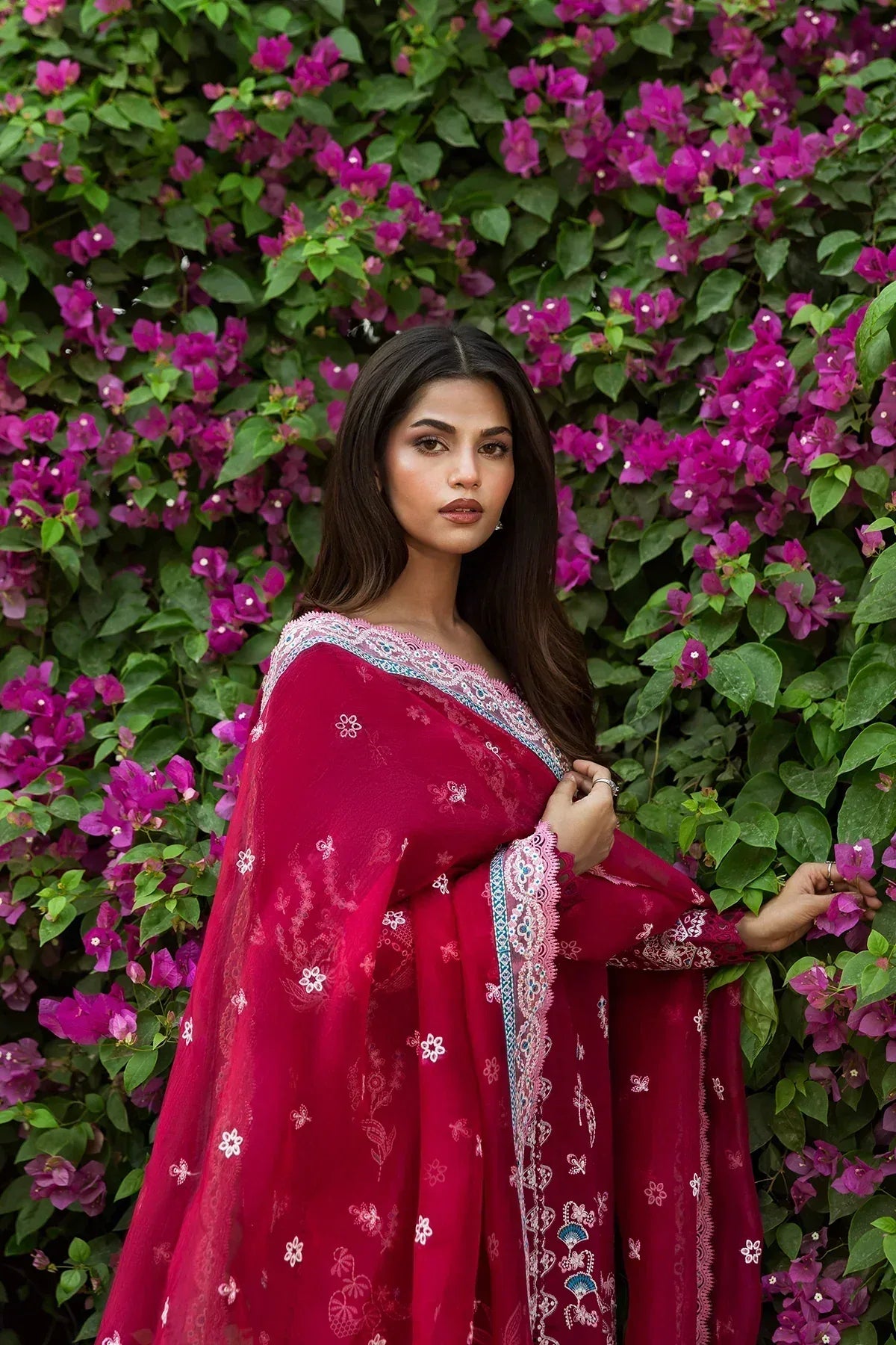Afrozeh | Mulaqaat Lawn | Humnasheen - Aqsa Fabrics