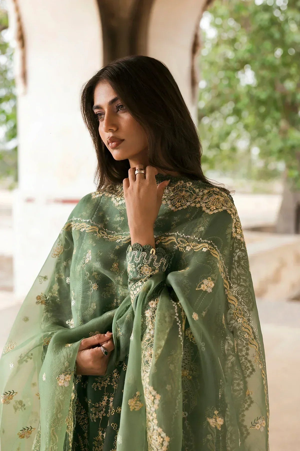 Afrozeh | Mulaqaat Lawn | Waadha - Aqsa Fabrics
