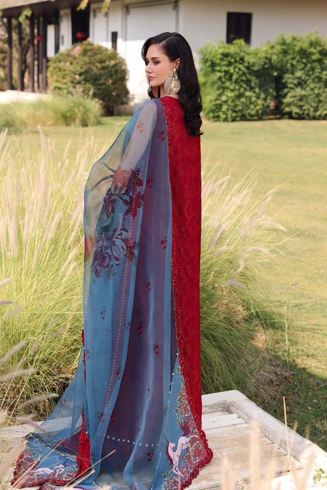 Afrozeh | Lawn 25 | Glacis - Aqsa Fabrics